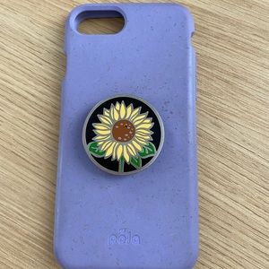 Lavender Pela Case for iPhone 6/7/8 with Popsocket
